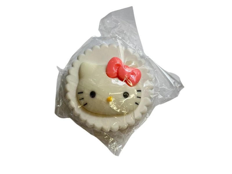Förvaringsset för kontaktlinser med Hello Kitty-figur, färg: vit