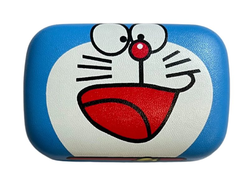 Line Friends mönstrad förvaringssats för kontaktlinser, färg: Doraemon