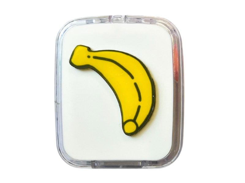 Förvaringsset för kontaktlinser med fruktmönster, färg: Banan