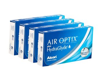 Air Optix plus HydraGlyde (24 db), havi kontaktlencse