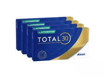Total30 for Astigmatism (24 db), havi kontaktlencse