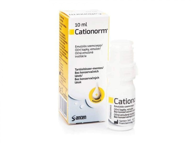 Cationorm (10 ml), ögondroppe