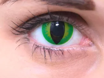 ColourVUE Crazy Green Dragon (2 linser) - utan dioptri