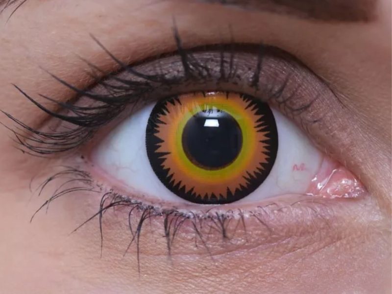 ColourVUE Crazy Orange Werewolf (2 linser) - utan dioptri