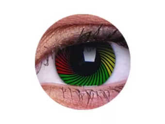 ColourVUE Crazy Rasta (2 linser) - utan dioptri
