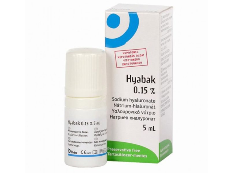 Hyabak 0.15% (5 ml), ögondroppe