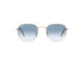 Ray-Ban Hexagonal Solglasögon RB 3548 001/3F
