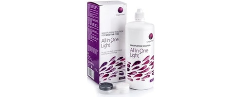 Allt-i-ett Light 360 ml kontaktlinsvätska med fodral